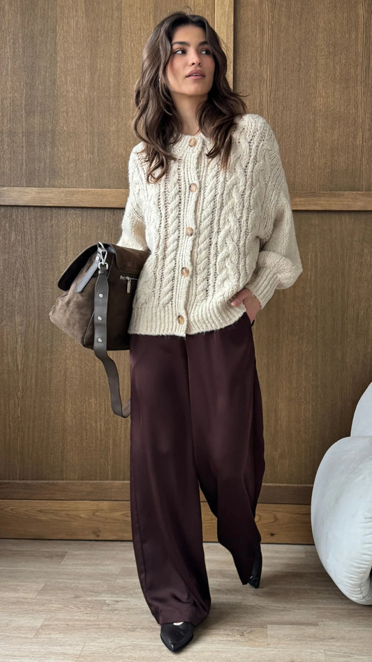 Evie Cardigan- IVORY