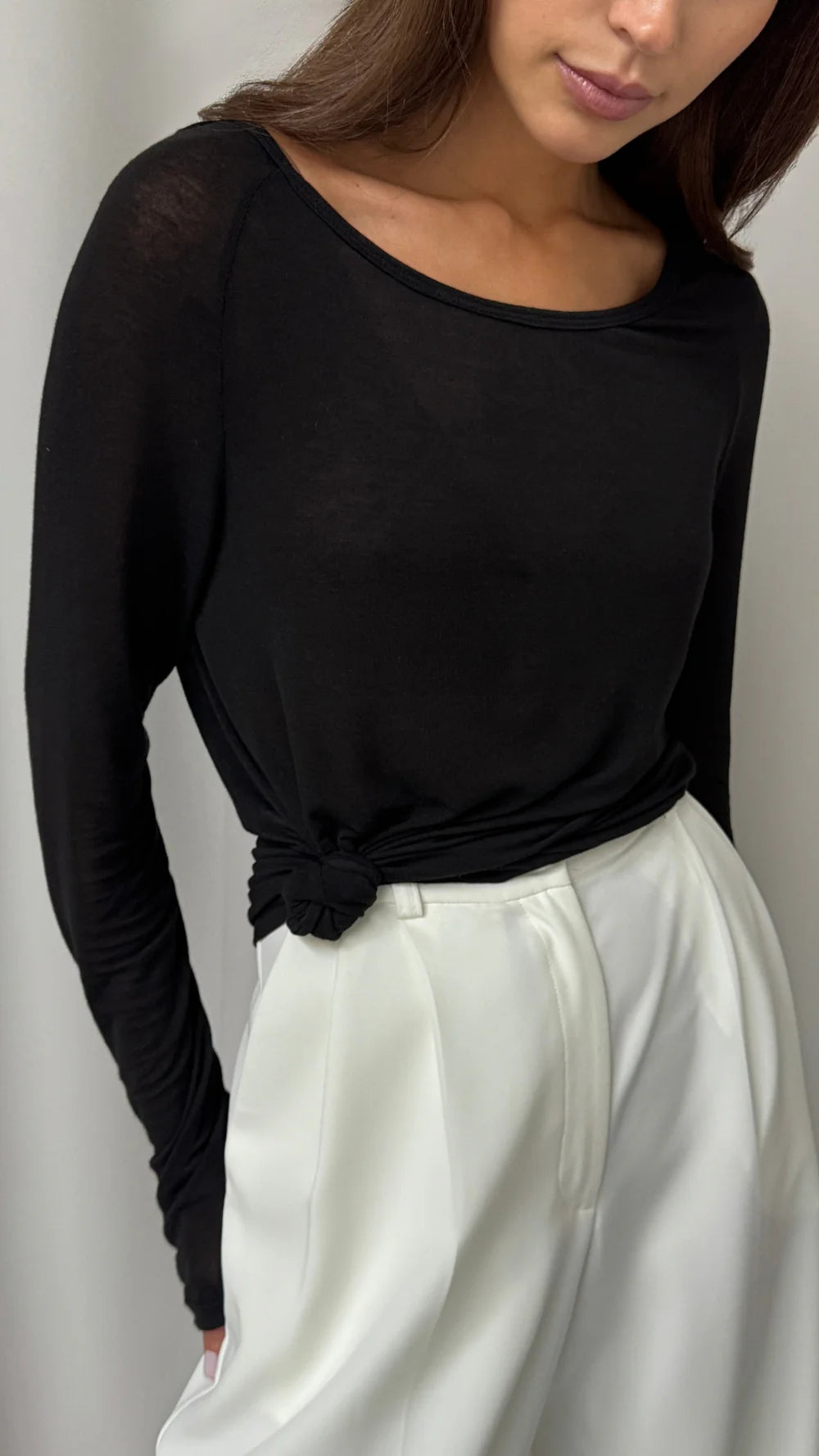 Esme Cashmere Jersey Top