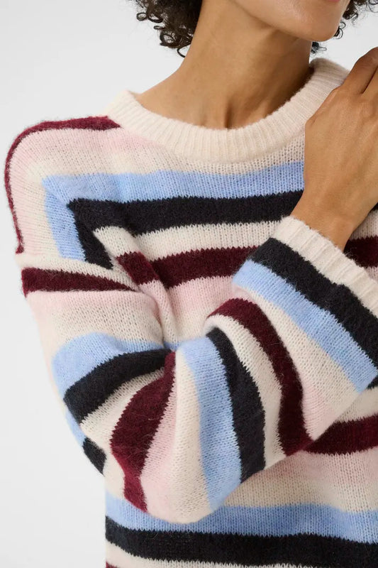 Spencer Sweater- MULTI STRIPE