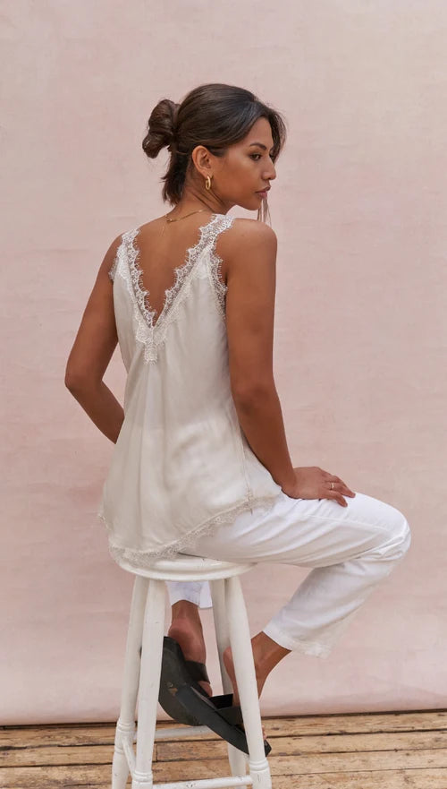 Solange Camisole- WHITE