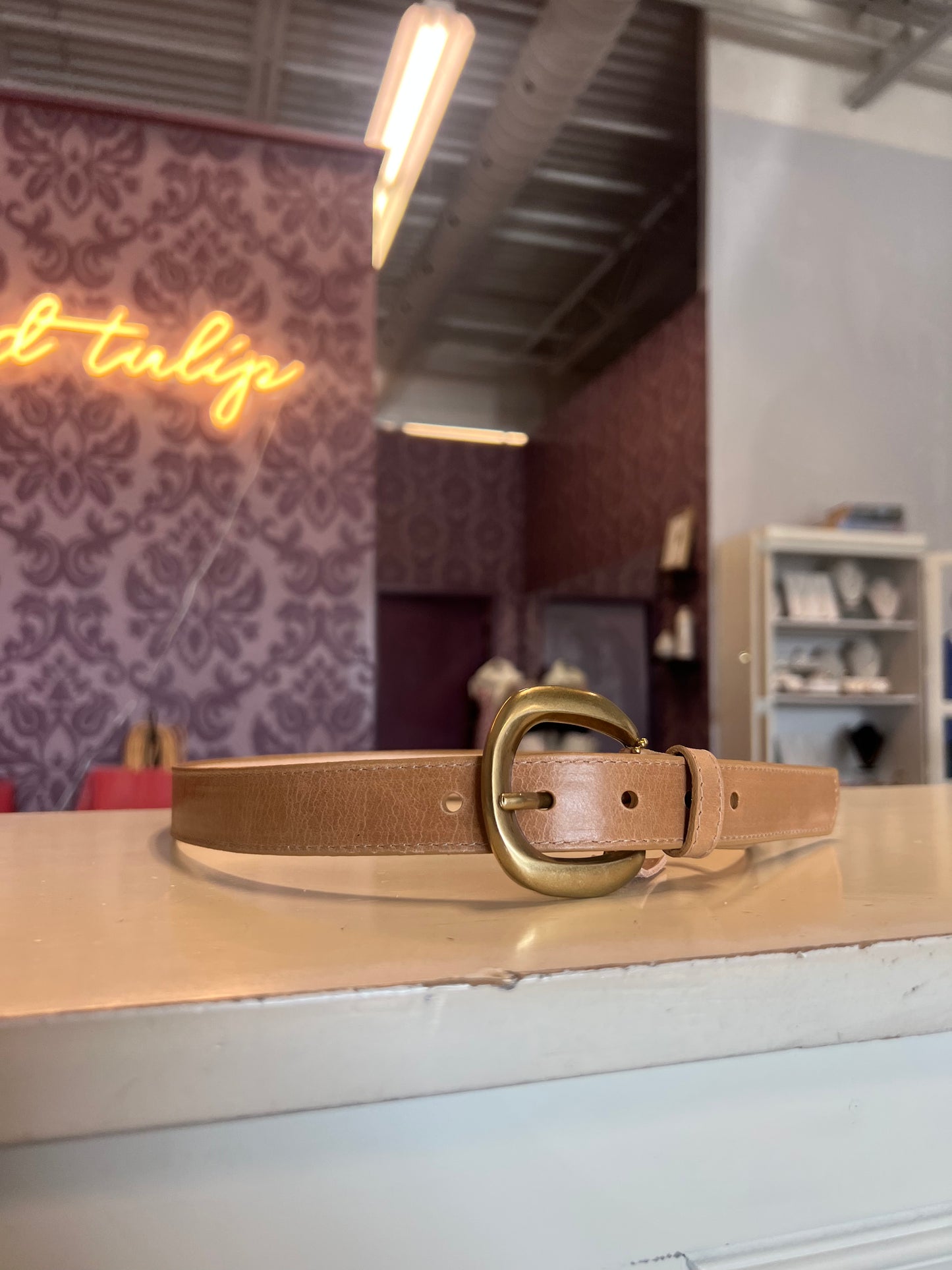 Ebba Belt- NUDE NAPA