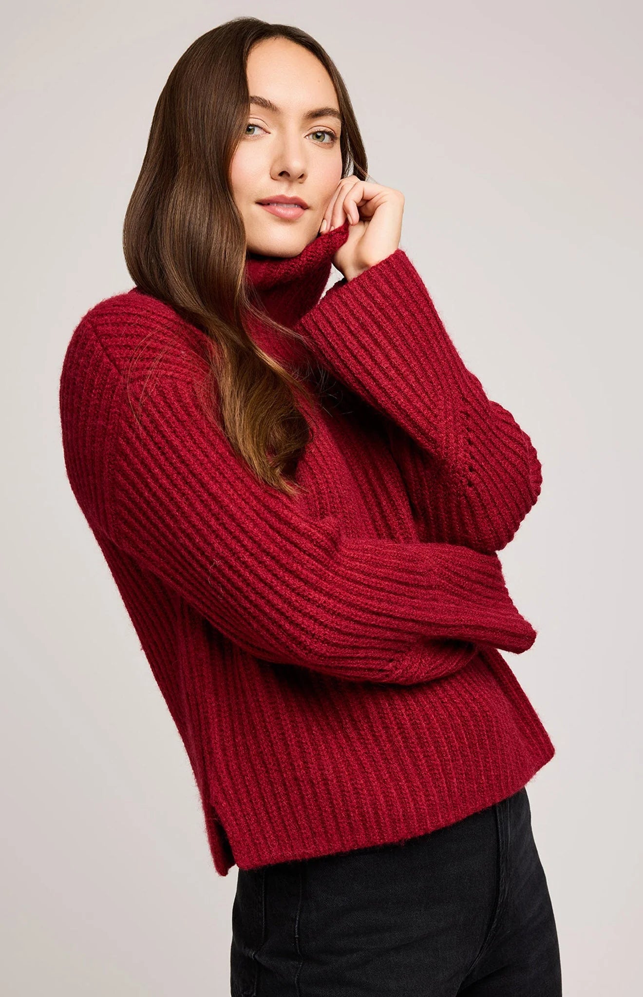 The Marlow Sweater- CRIMSON