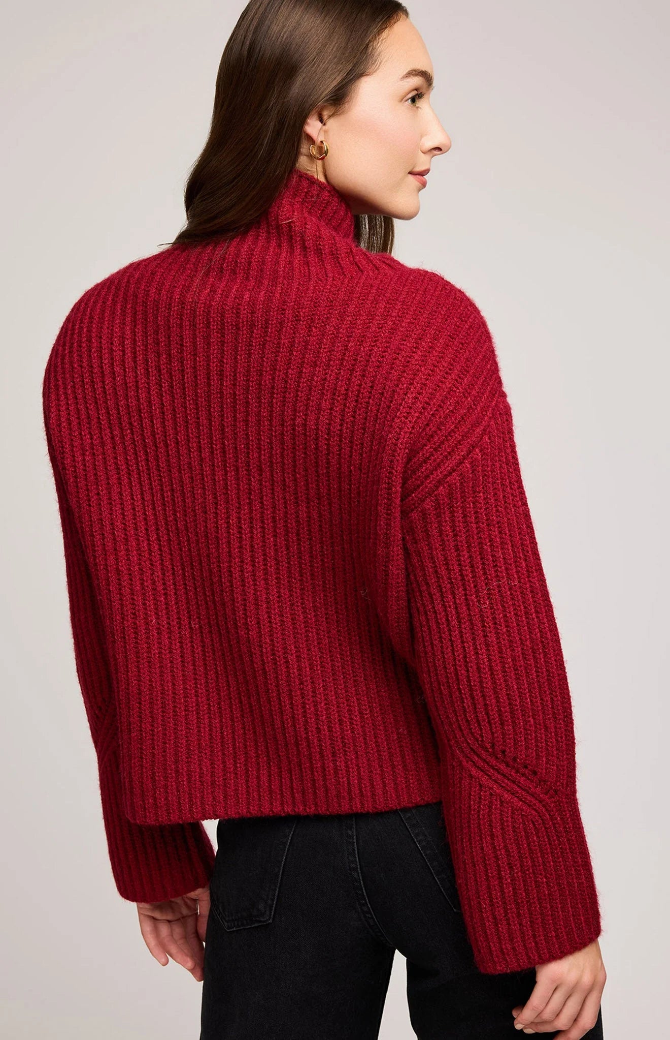 The Marlow Sweater- CRIMSON