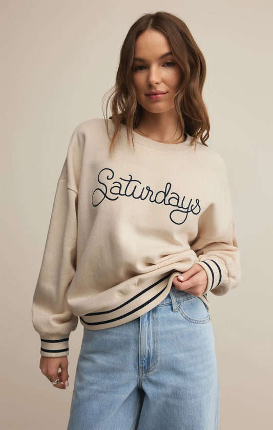 Oversized Weekends Sweatshirt