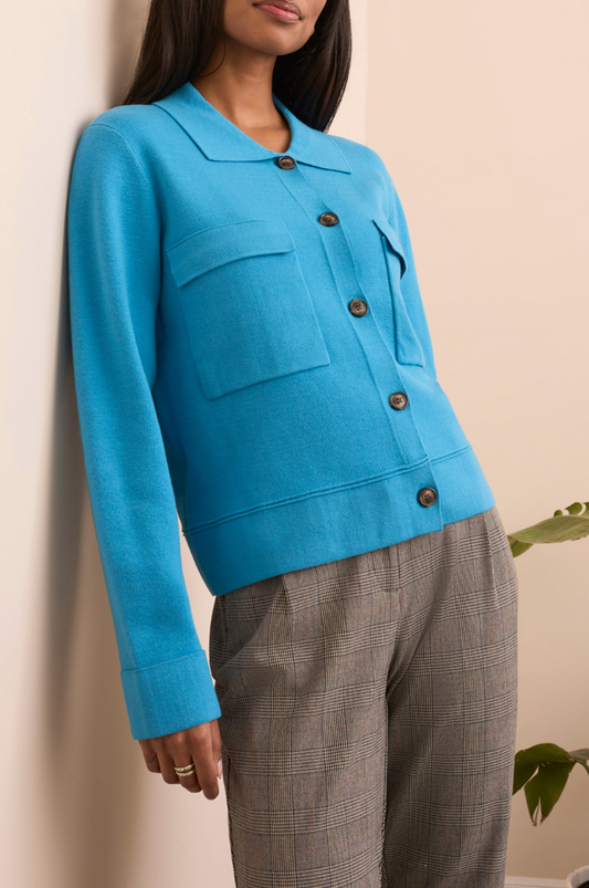 Lauren Jacket- Celestial Blue