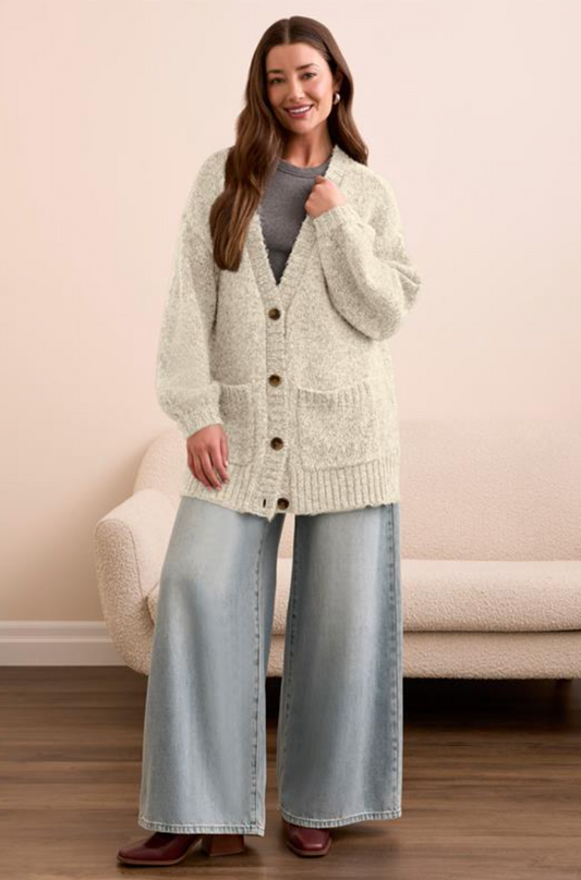 Snowball Sweater- CREAM