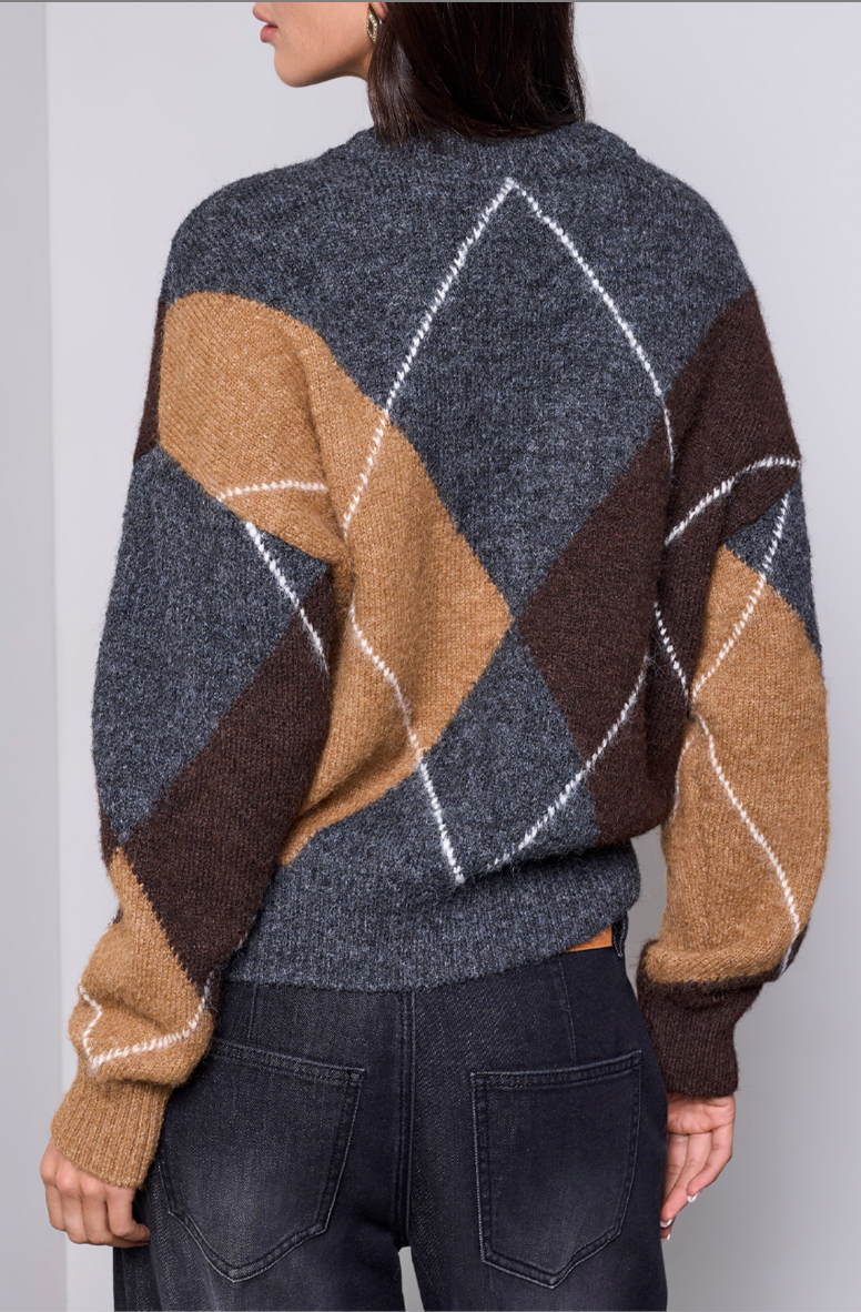 Taylor Argyle Sweater
