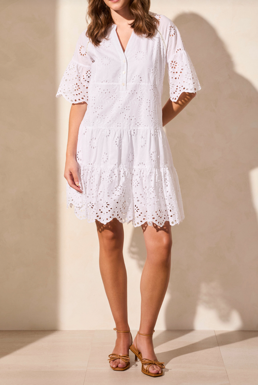 Lylah Dress- WHITE