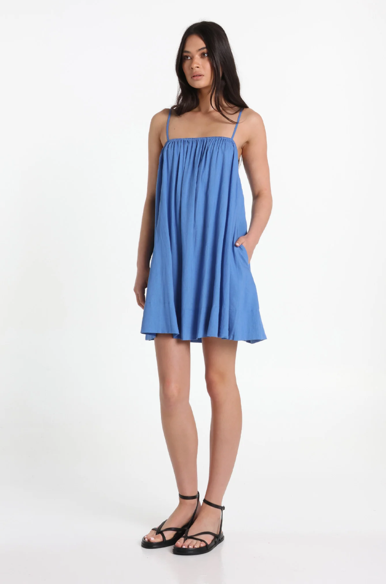 Ferrera Dress- CORNFLOWER BLUE
