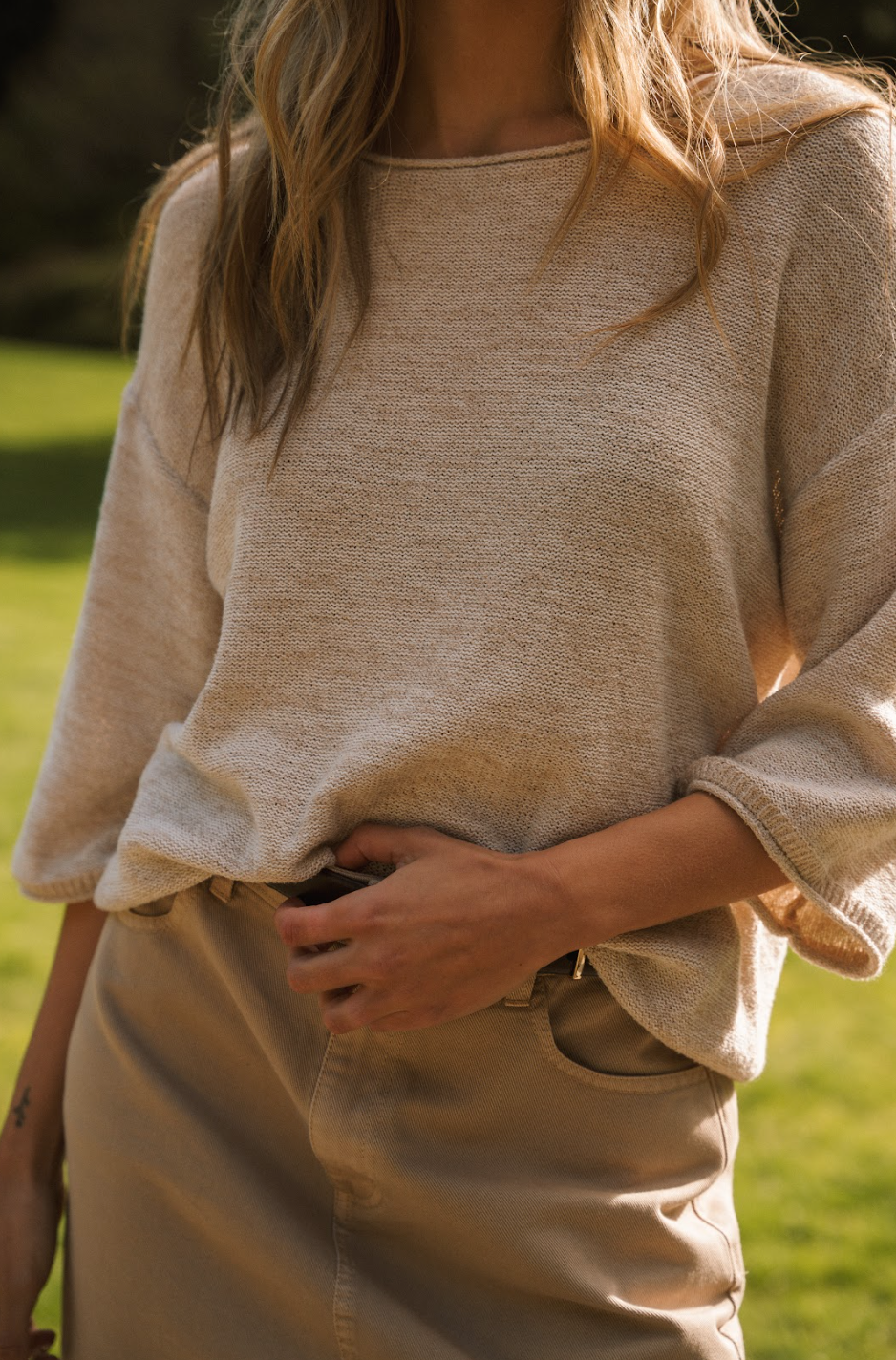 Kerrigan Sweater- BONE