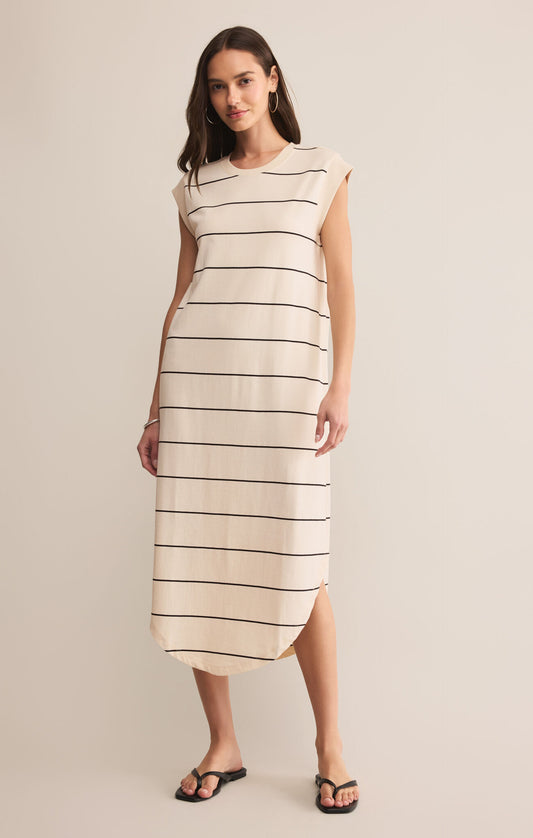 Calabasas Striped Midi Dress