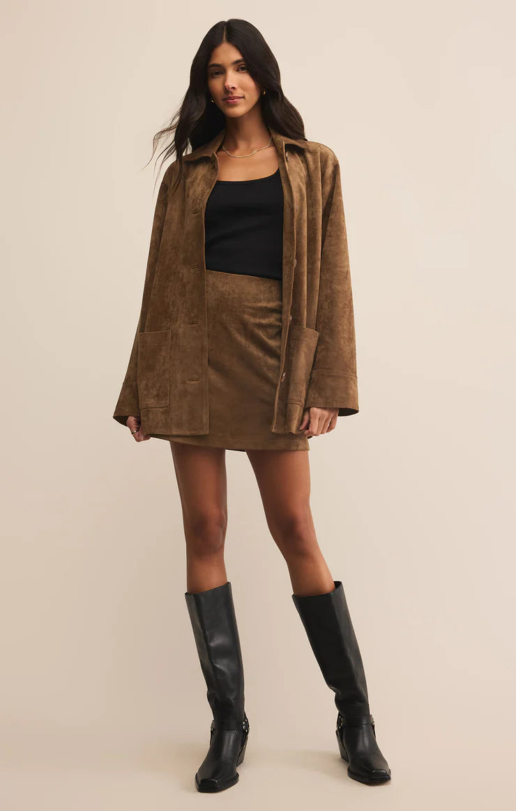Ciera Suede Skirt