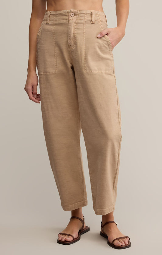 Olive Twill Pants
