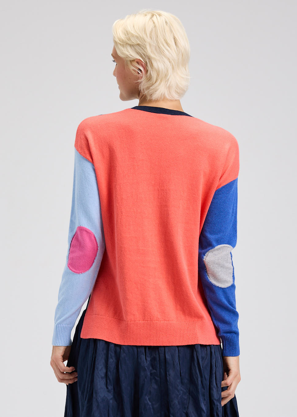 Denim Intarsia Sweater
