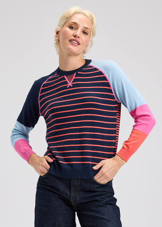 Denim Breton Sweater