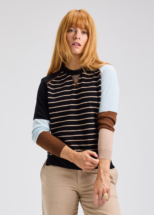 Black Breton Sweater