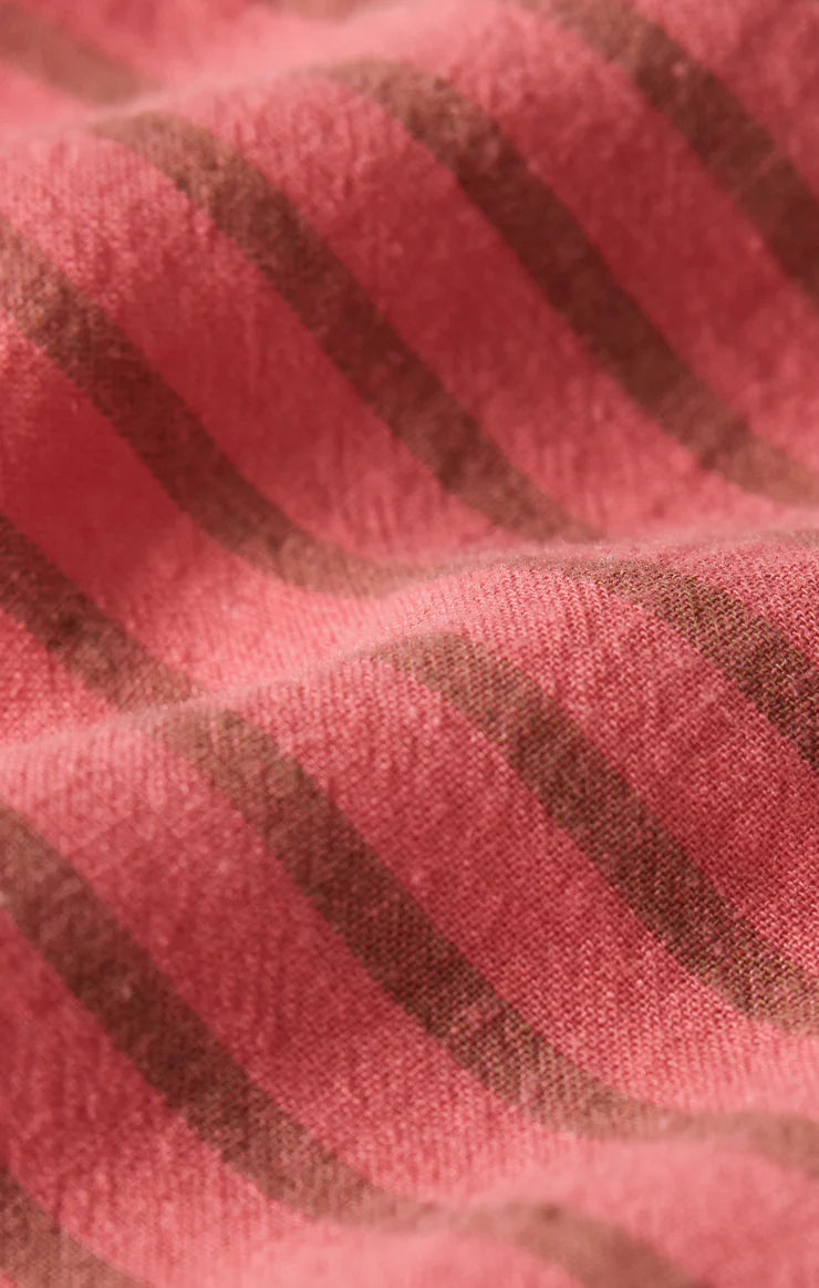 The Perfect Striped Linen Button Down