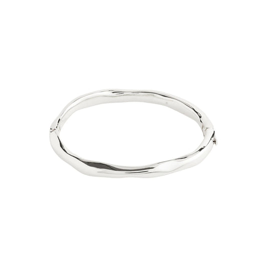 Light Recycled Bangle Silver