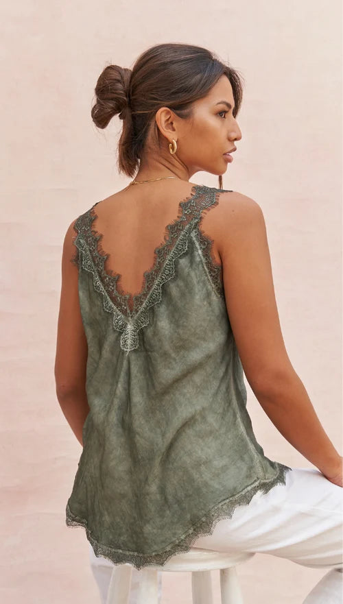 Solange Camisole- KHAKI