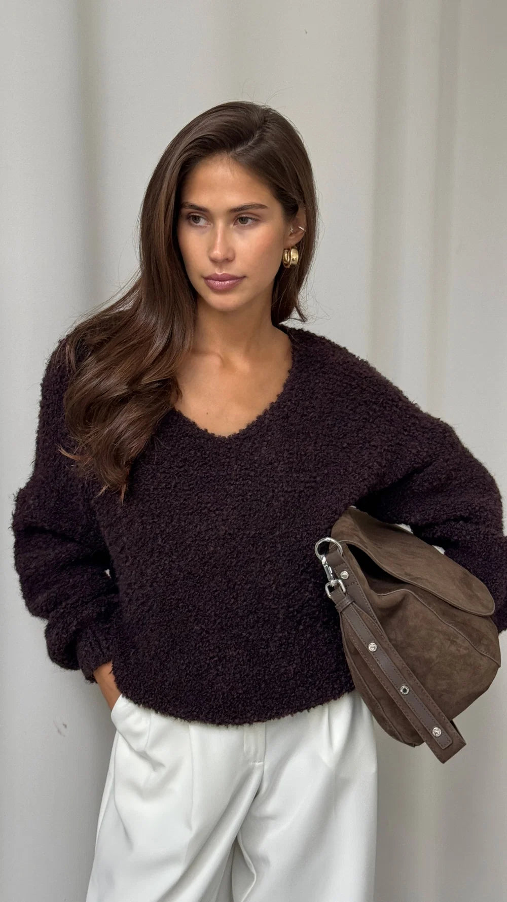 Jenny Sweater-CHOCOLATE