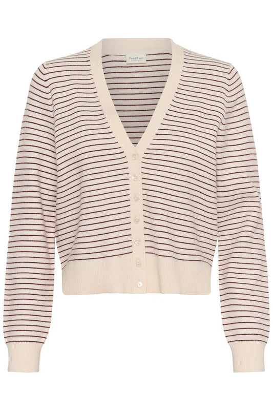 Anessa Cardigan- FIG STRIPE