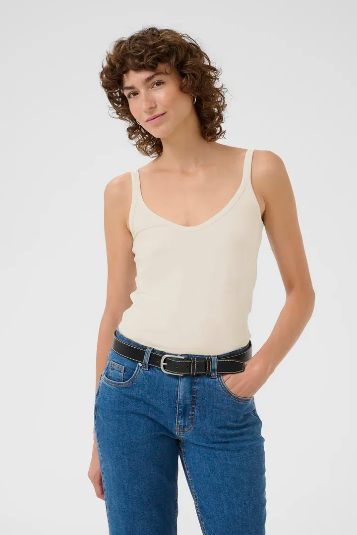 Nelie Tank- CREAM