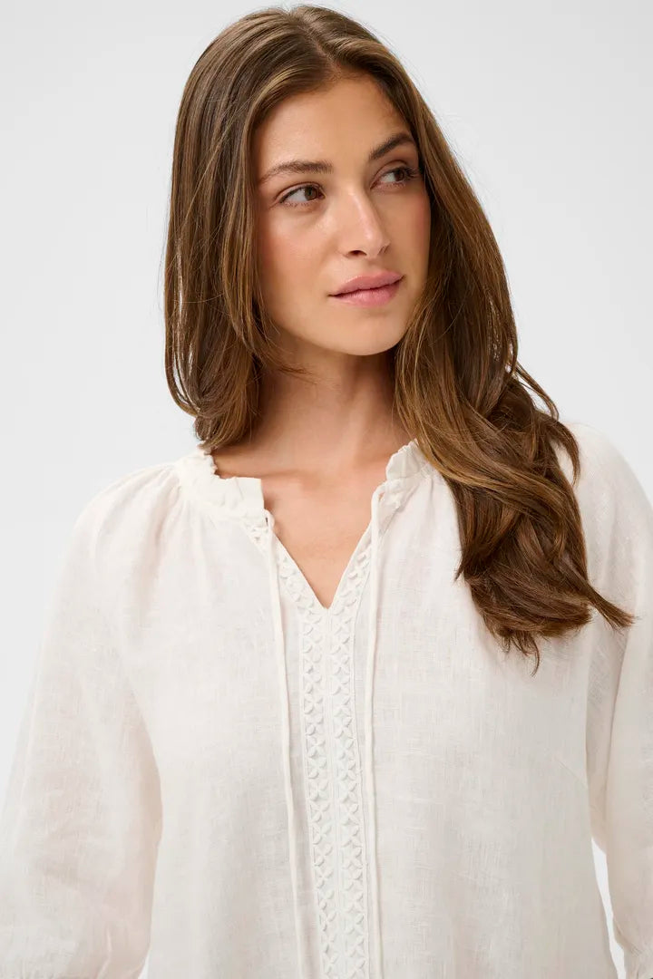 Bellis Shirt- WHITE
