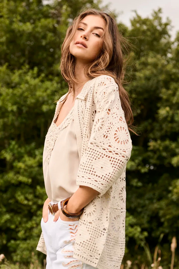 The Anna Top- PERFECTLY PALE