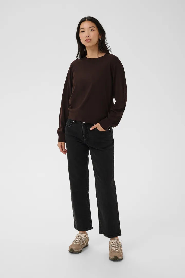 Yona Crewneck Pullover- MOLE