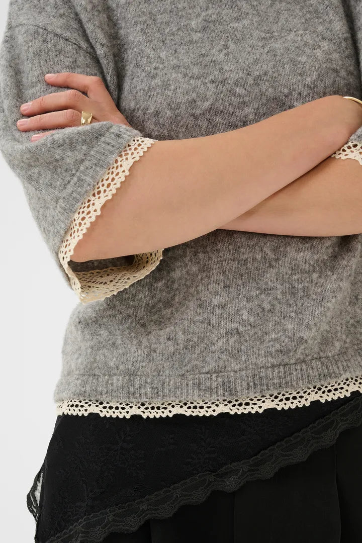 Kibana Lace Trim Tee