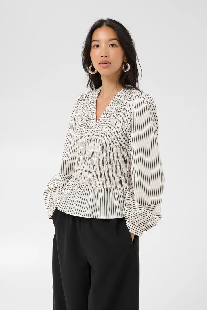 Dewa Blouse- BLACK STRIPE