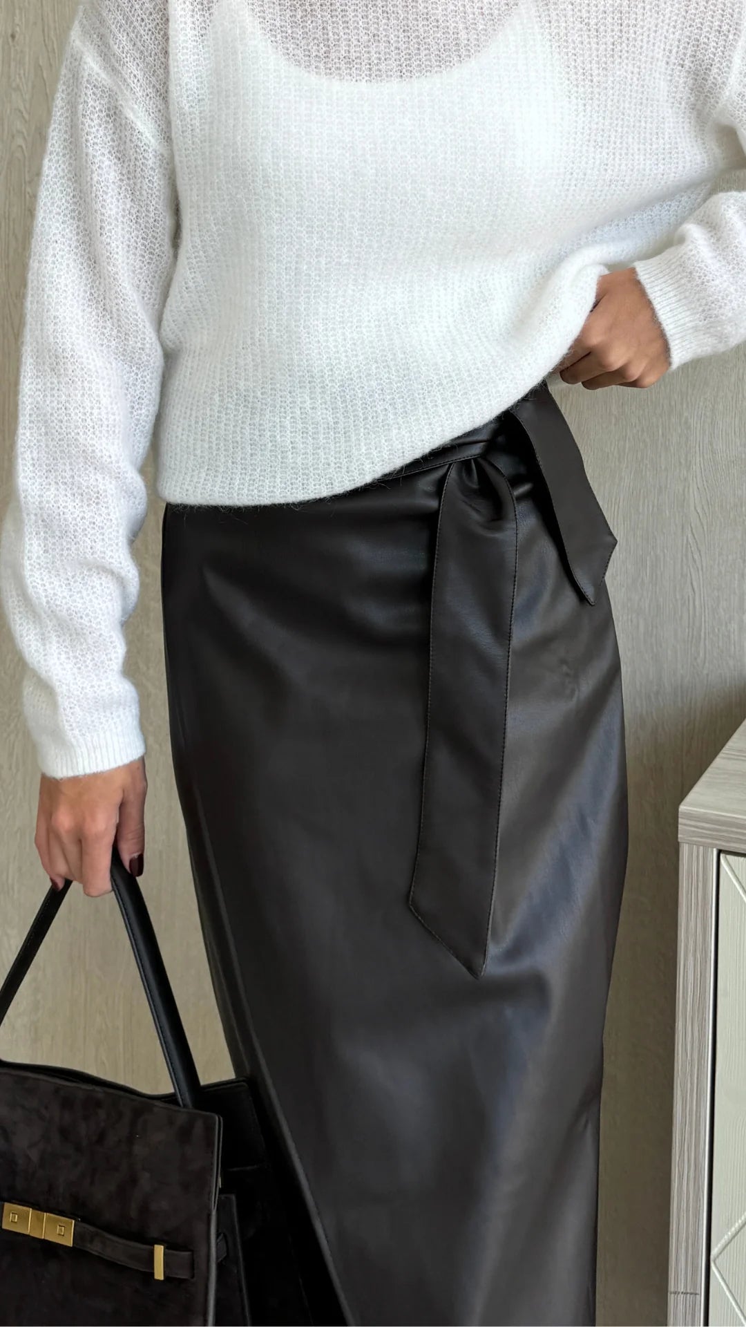 Livia skirt- ESPRESSO