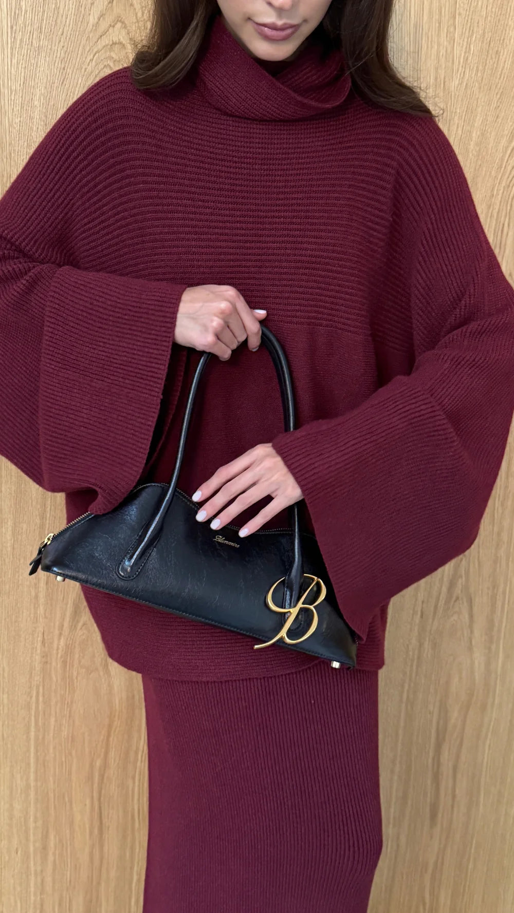Amelie Sweater- DARK CHERRY