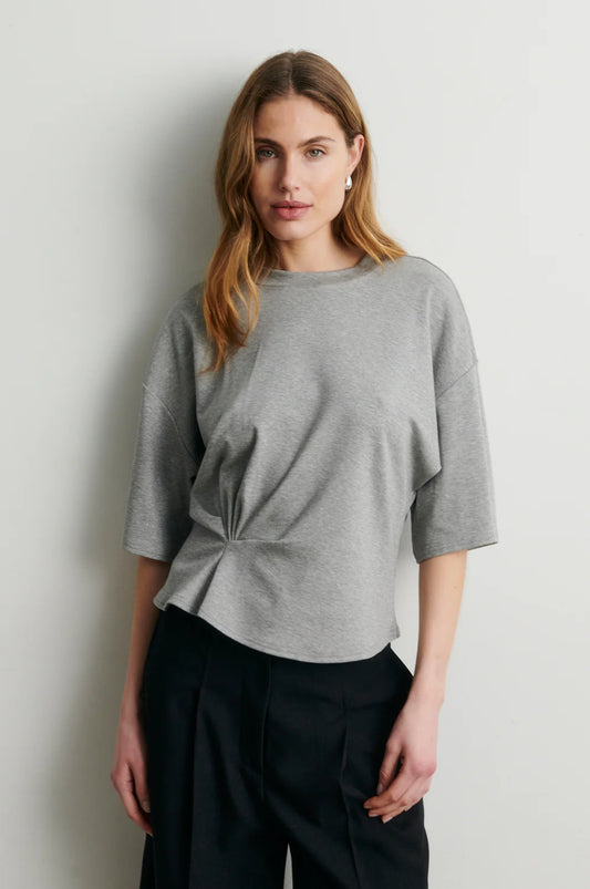 Missouri Tee- Grey Melange