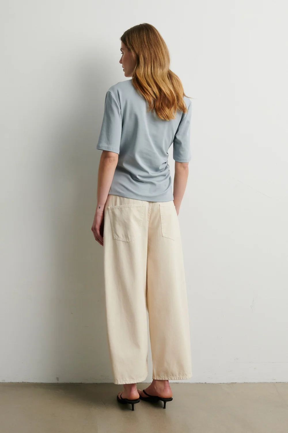 Missouri Drape Tee- QUARRY