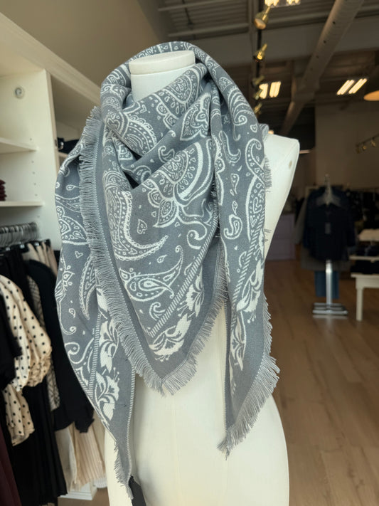 Jones Scarf- SILVER GREY