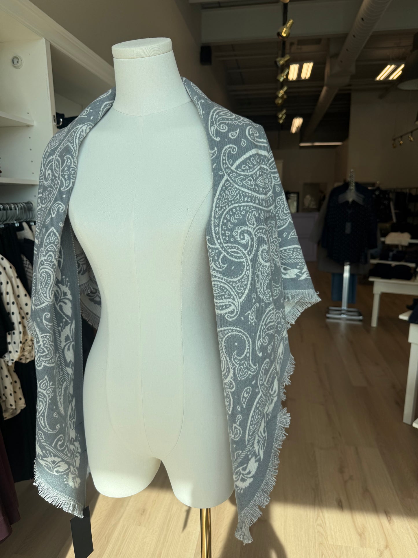 Jones Scarf- SILVER GREY