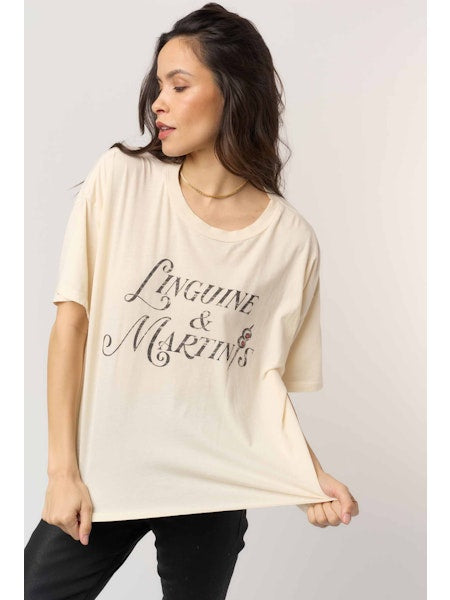 Linguine and Martini's Tee