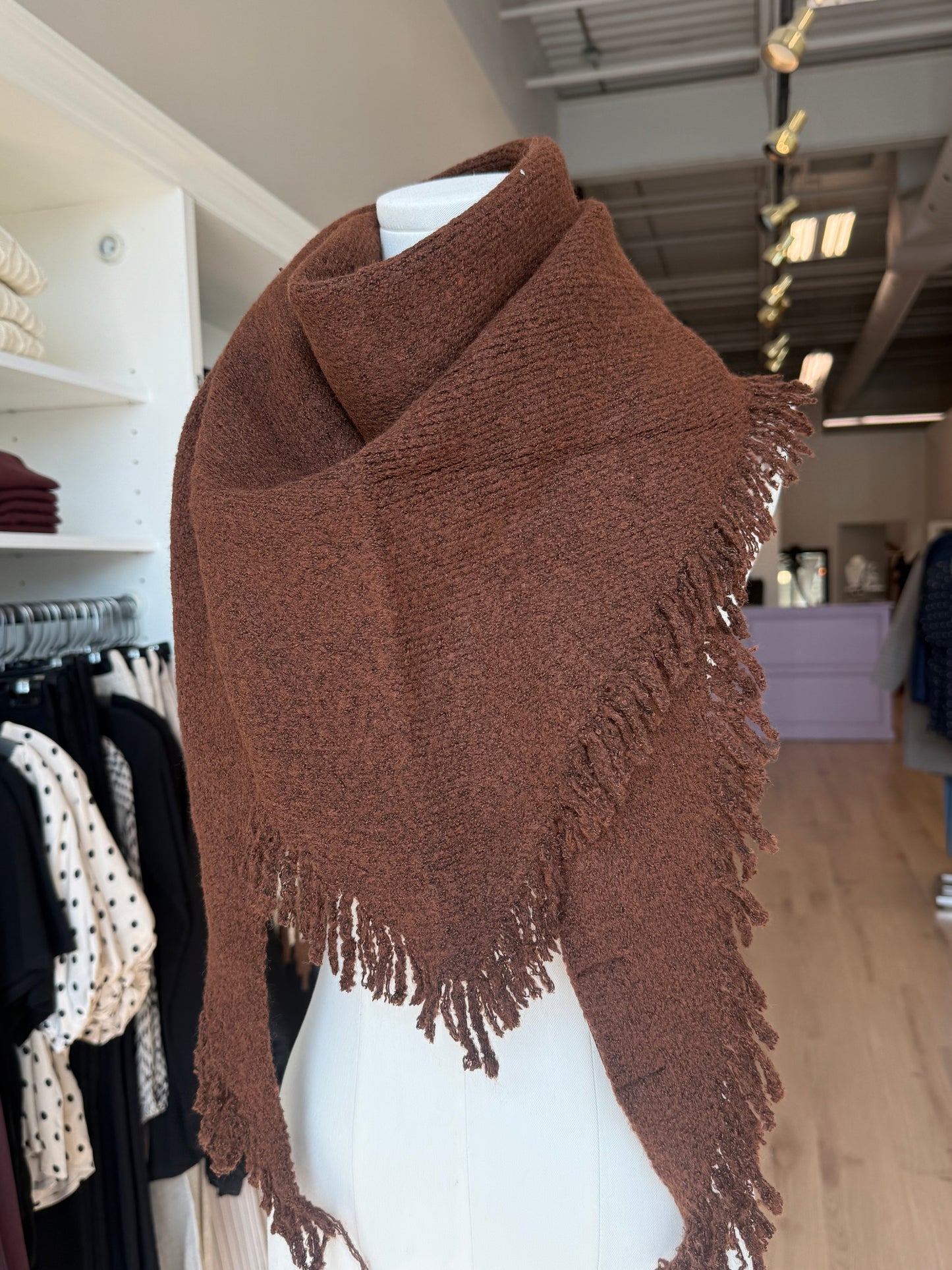 Addie Scarf- CHOCOLATE