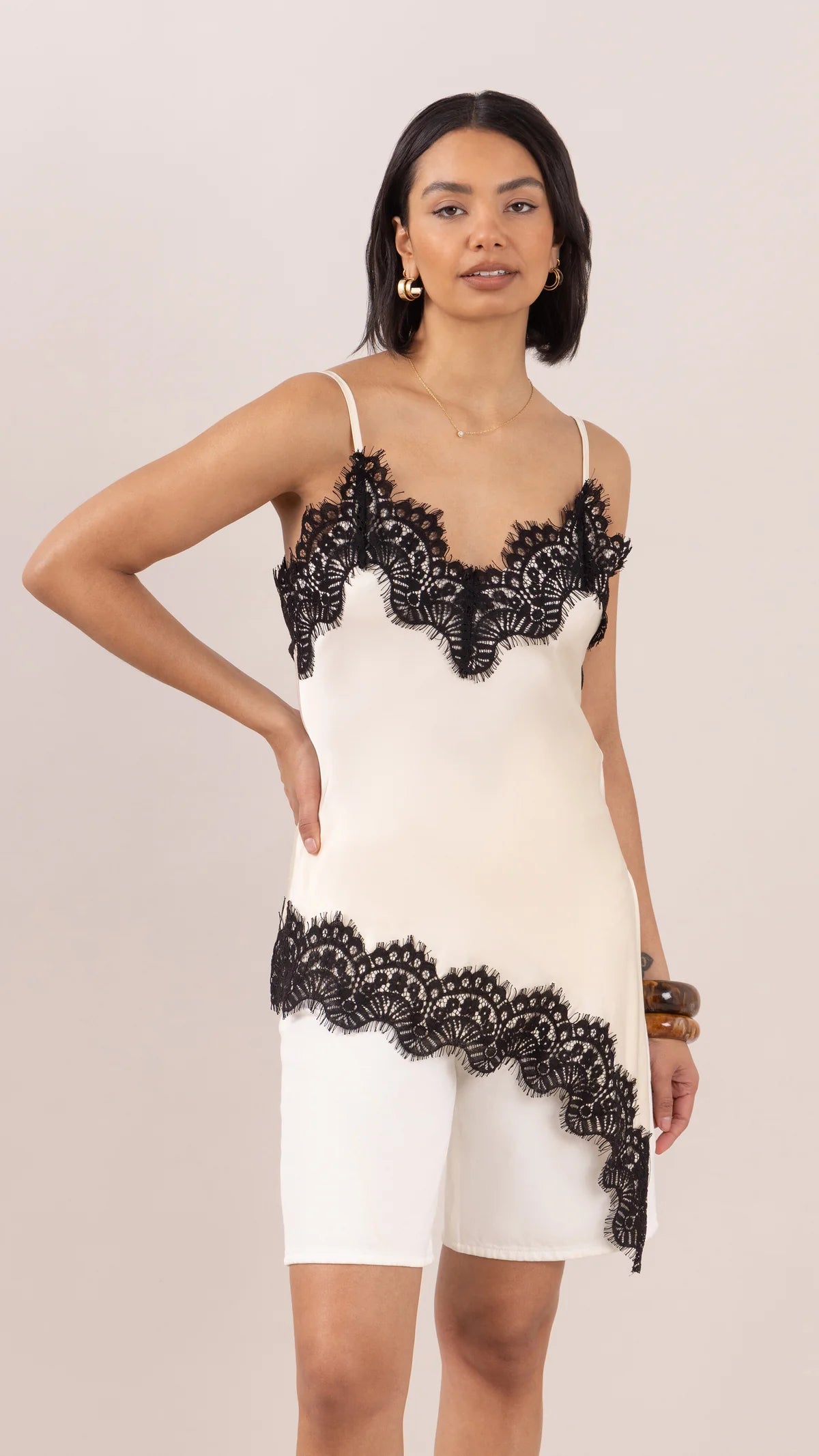 Blake Lace Camisole- CREAM