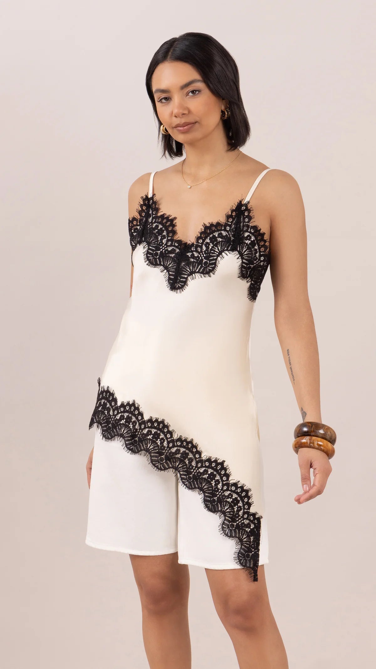 Blake Lace Camisole- CREAM