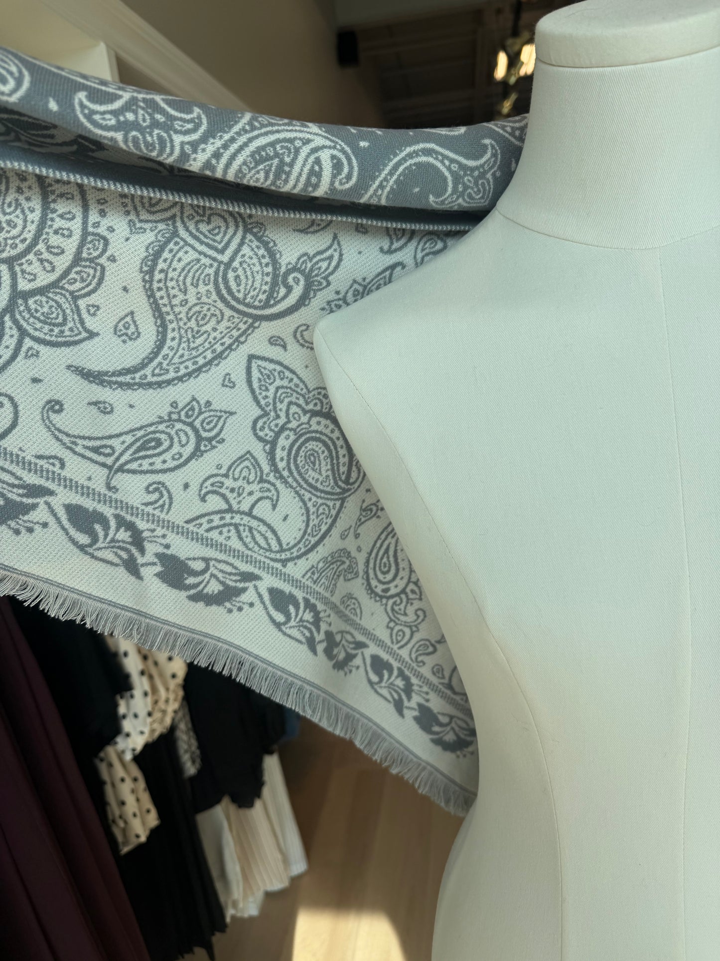 Jones Scarf- SILVER GREY