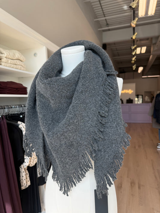 Addie Scarf- CHARCOAL GREY