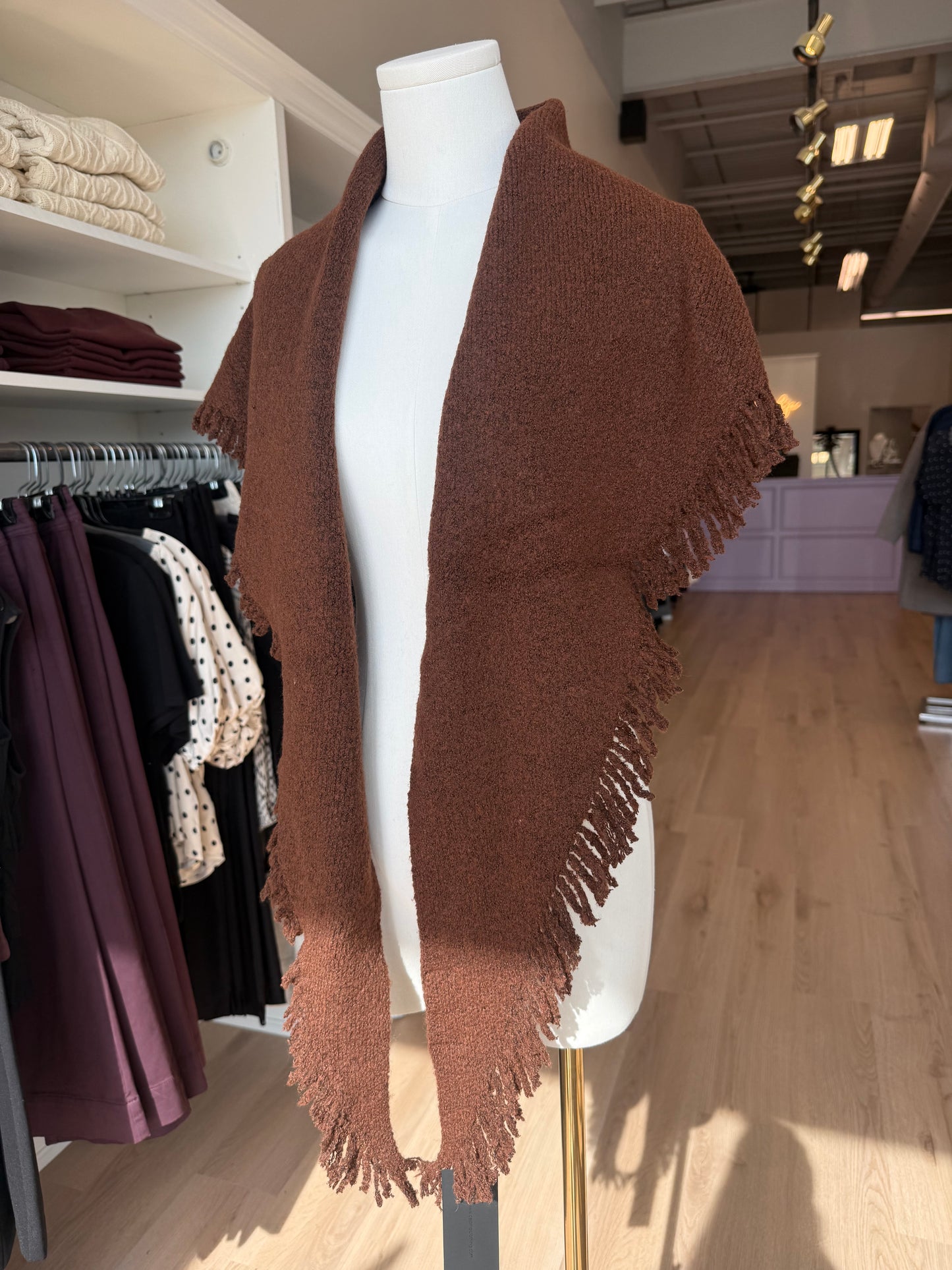 Addie Scarf- CHOCOLATE