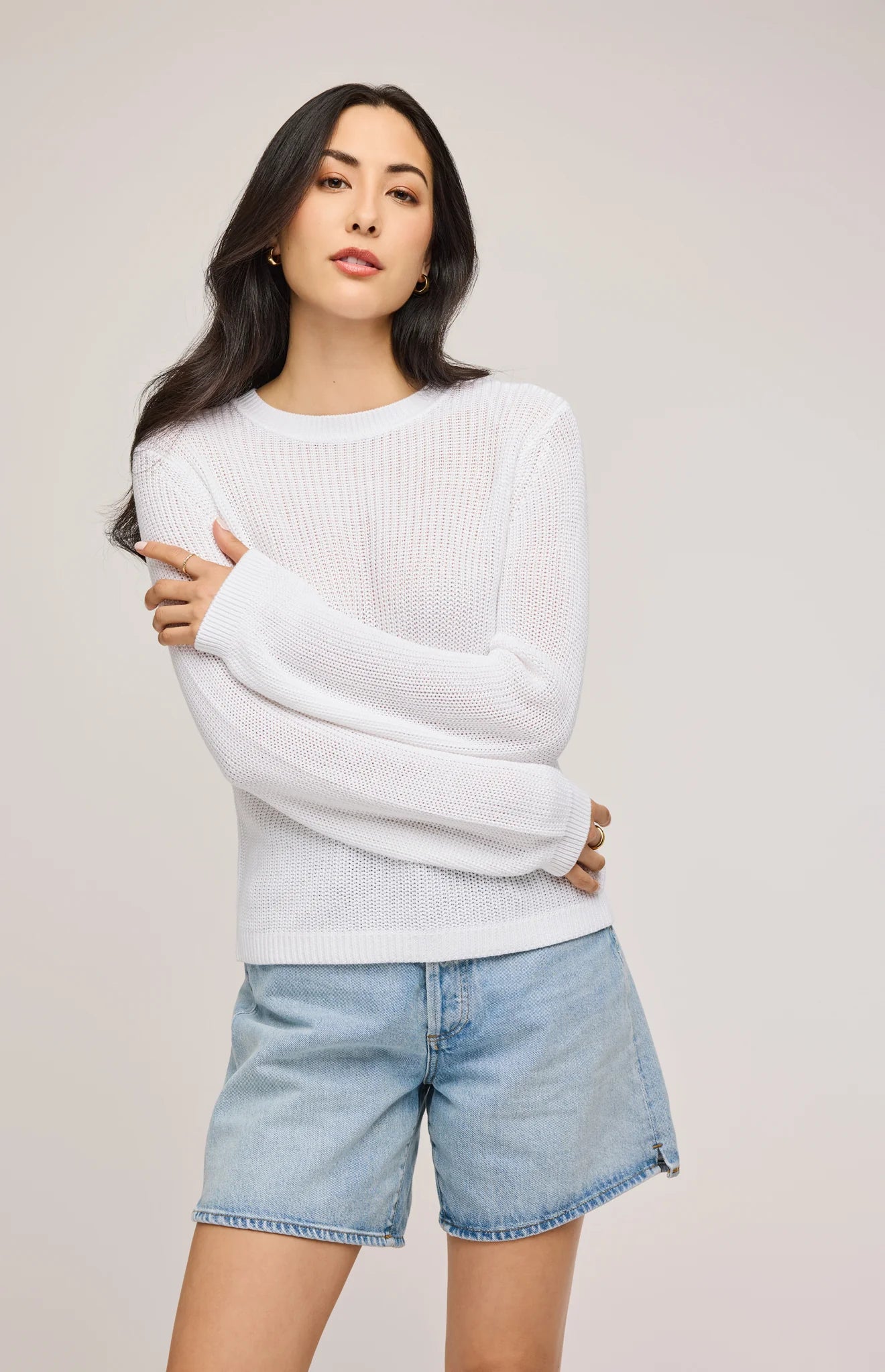 The Maxine Sweater- White