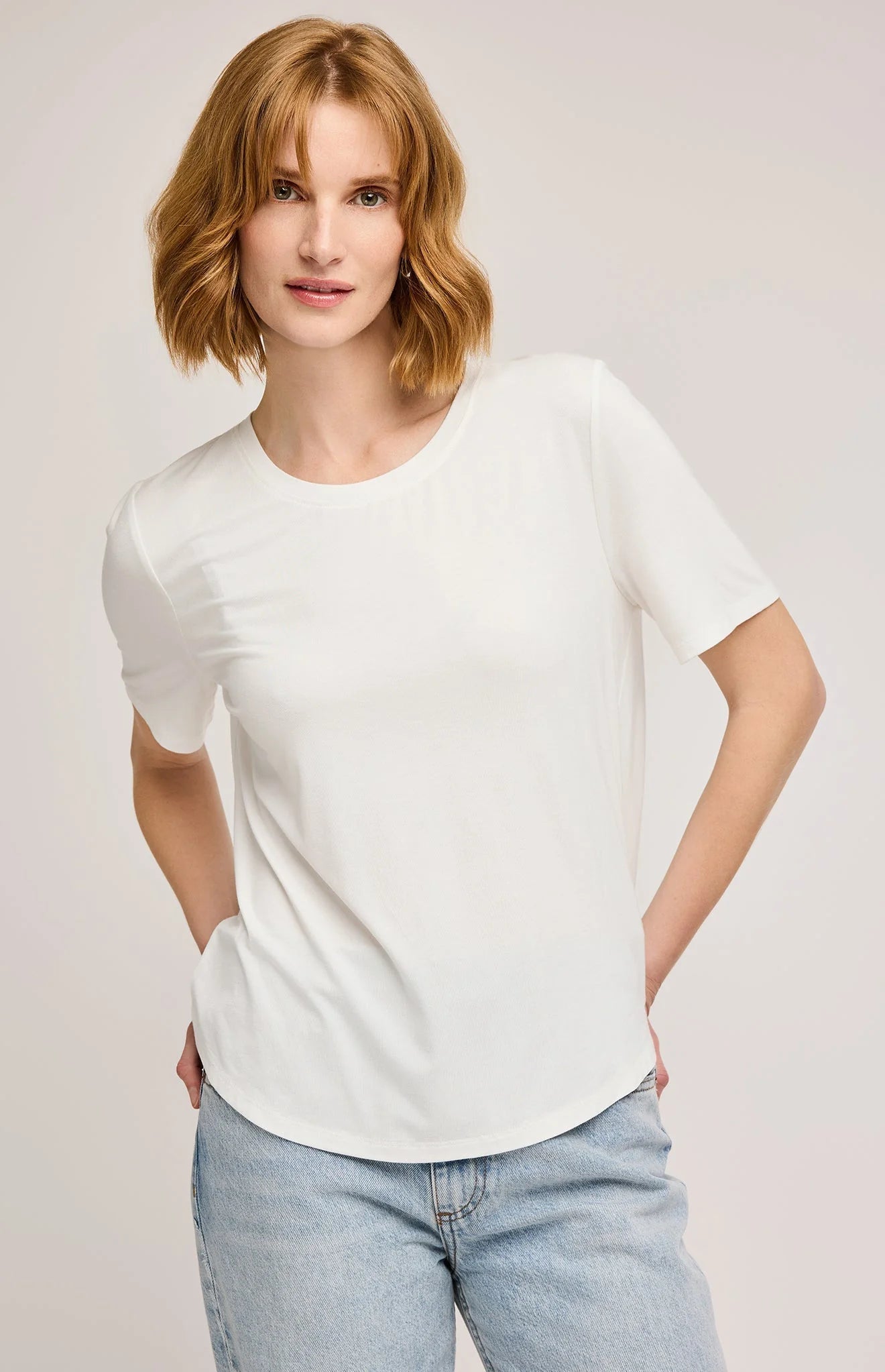 The Brielle Tee- WHITE