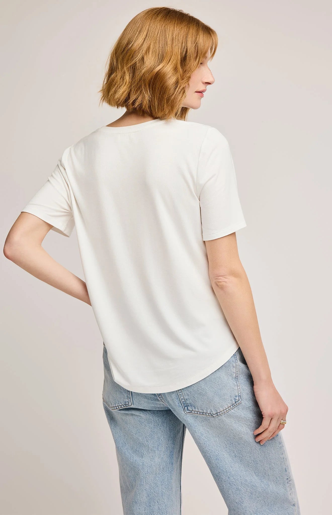 The Brielle Tee- WHITE