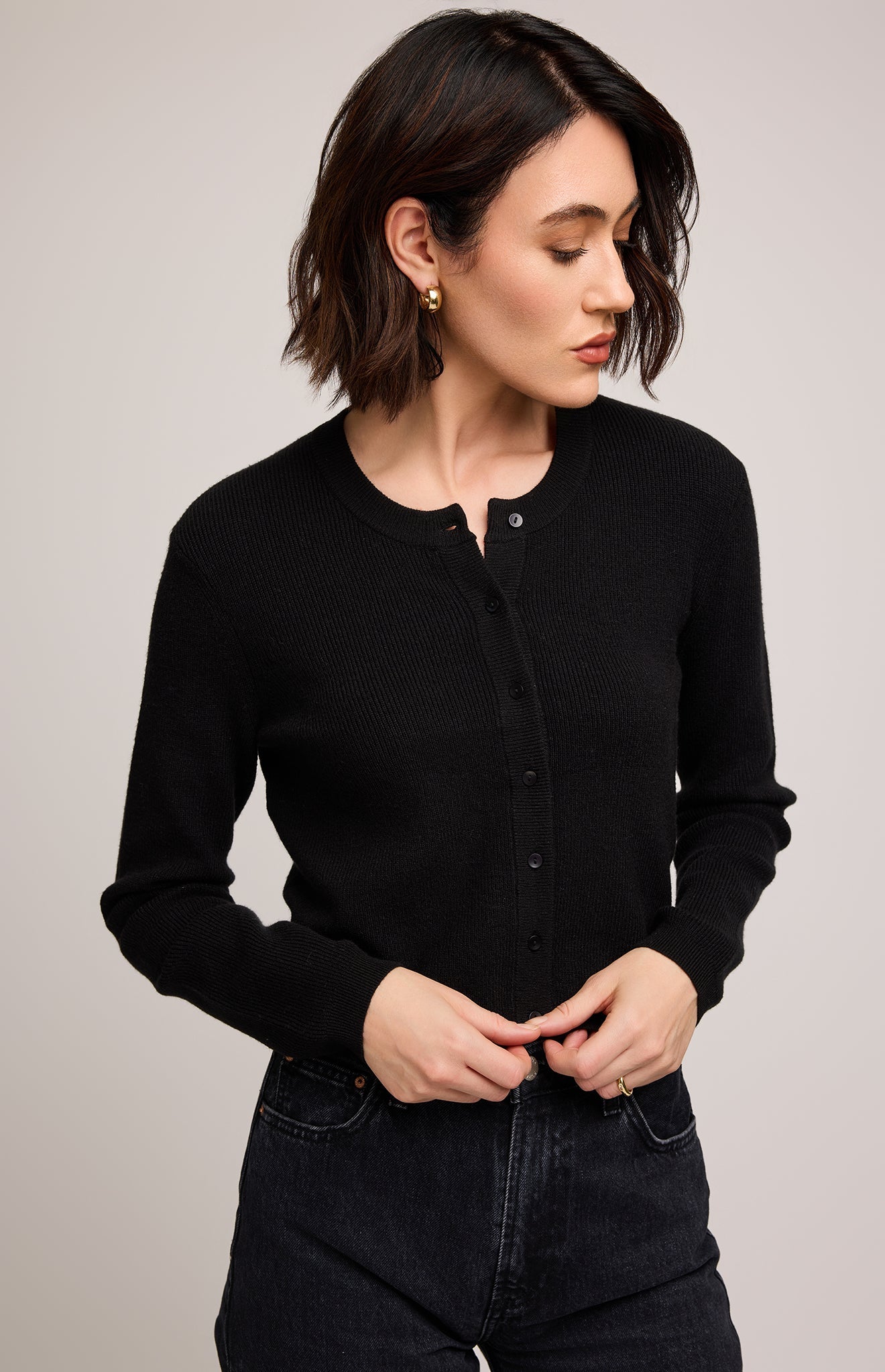 Mirabelle Cardigan- BLACK