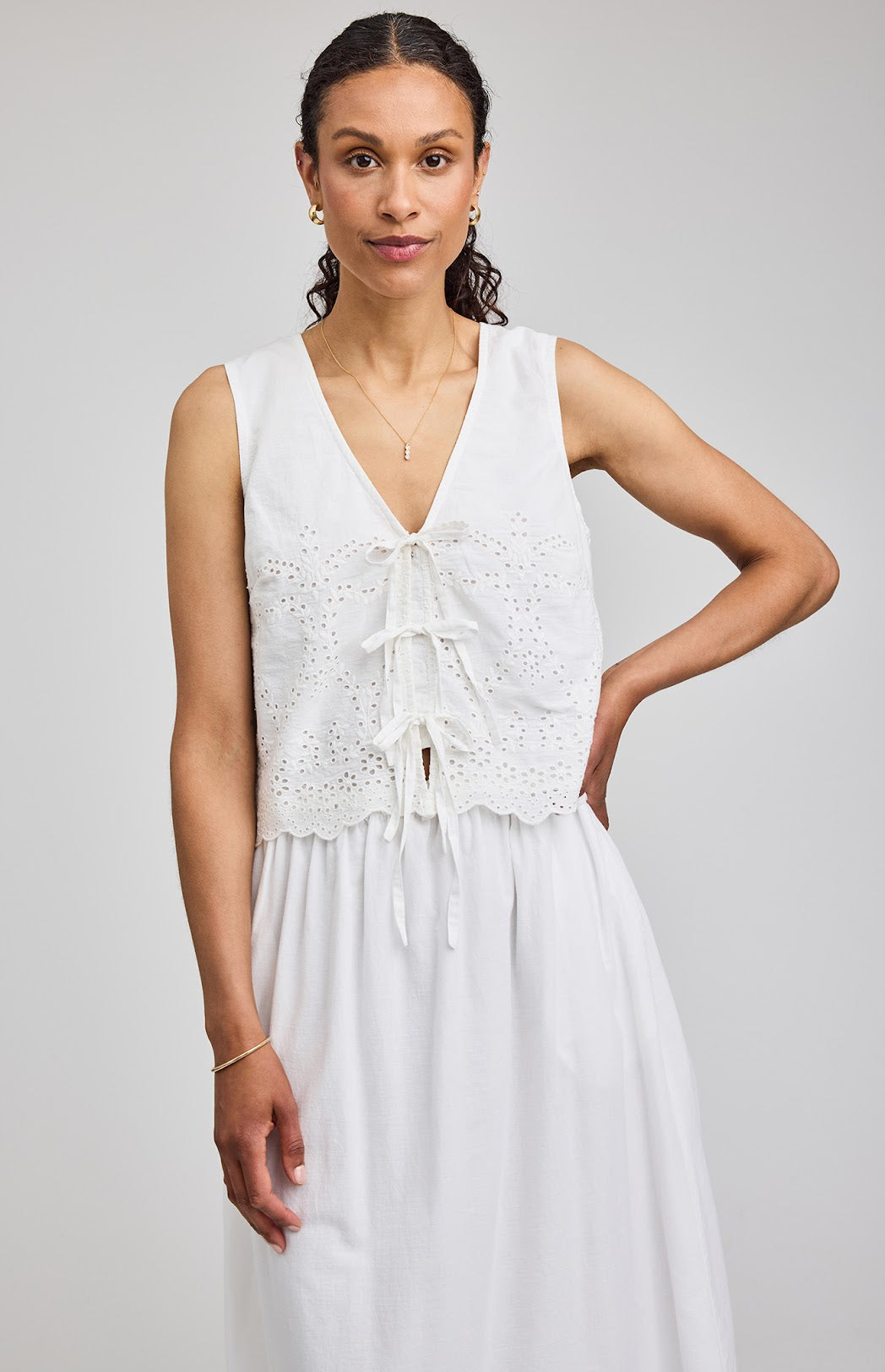 The Rhea Top- WHITE