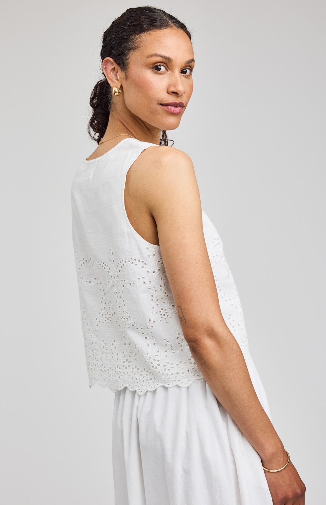 The Rhea Top- WHITE